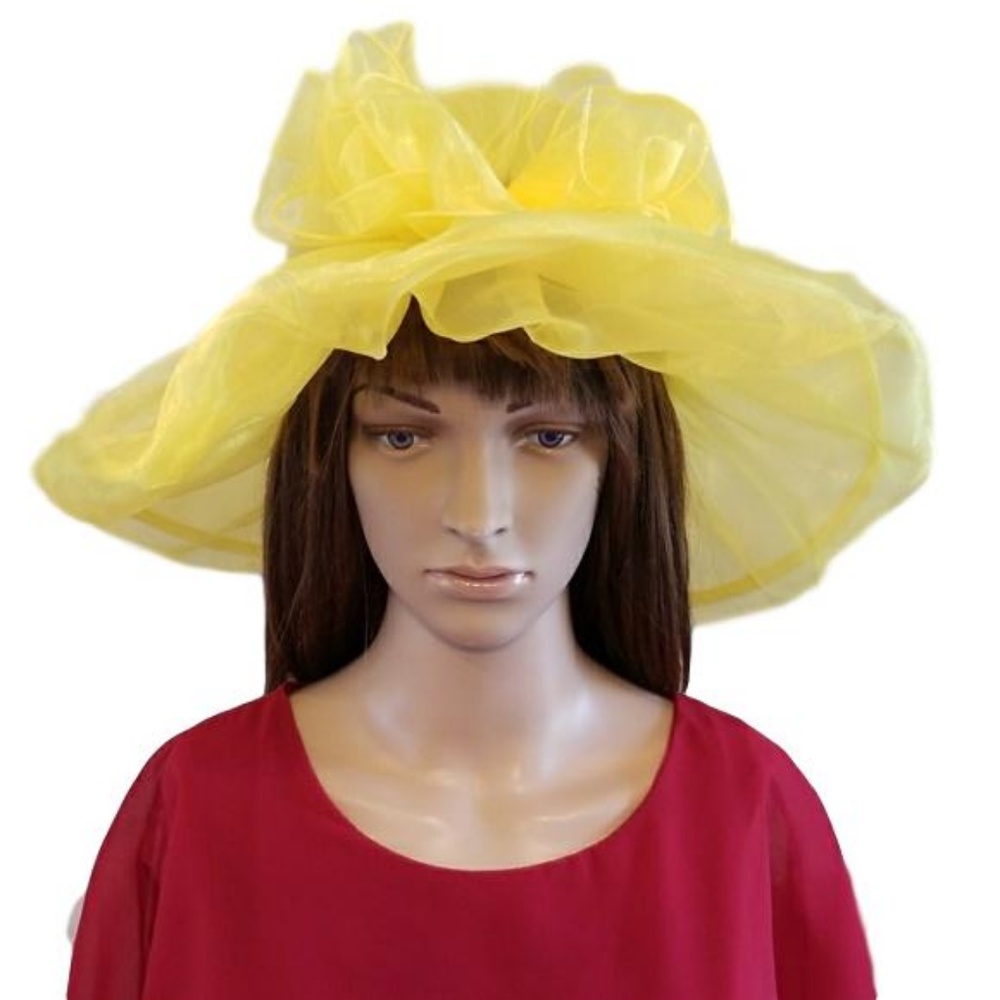 **Sold **Beautiful yellow hat - Picture 7 of 8